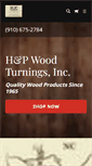 Mobile Screenshot of hpwoodturnings.com