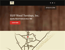 Tablet Screenshot of hpwoodturnings.com